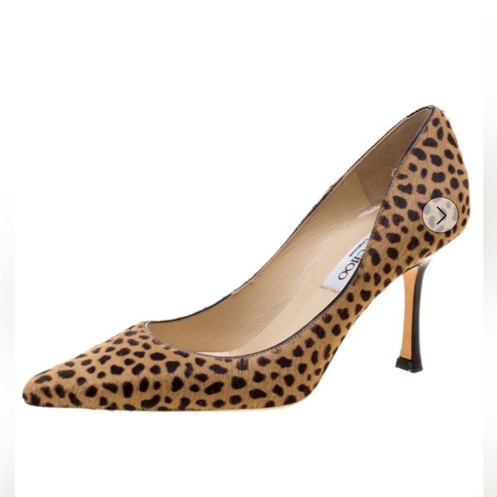 Jimmy Choo Pony hair Leopard Print Pumps
